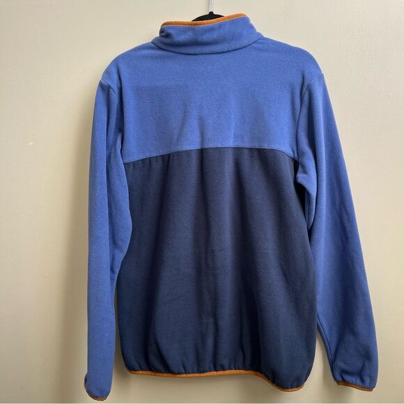 Columbia fleece snap closure jacket top blue Size XL - Picture 4 of 4